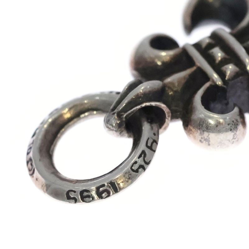 Chrome Hearts BS Fluer Charm BS Old Silver Necklace Top