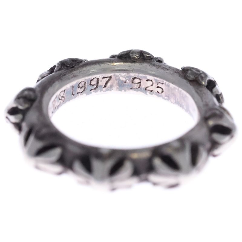 Chrome Hearts Cross Band Silver Ring