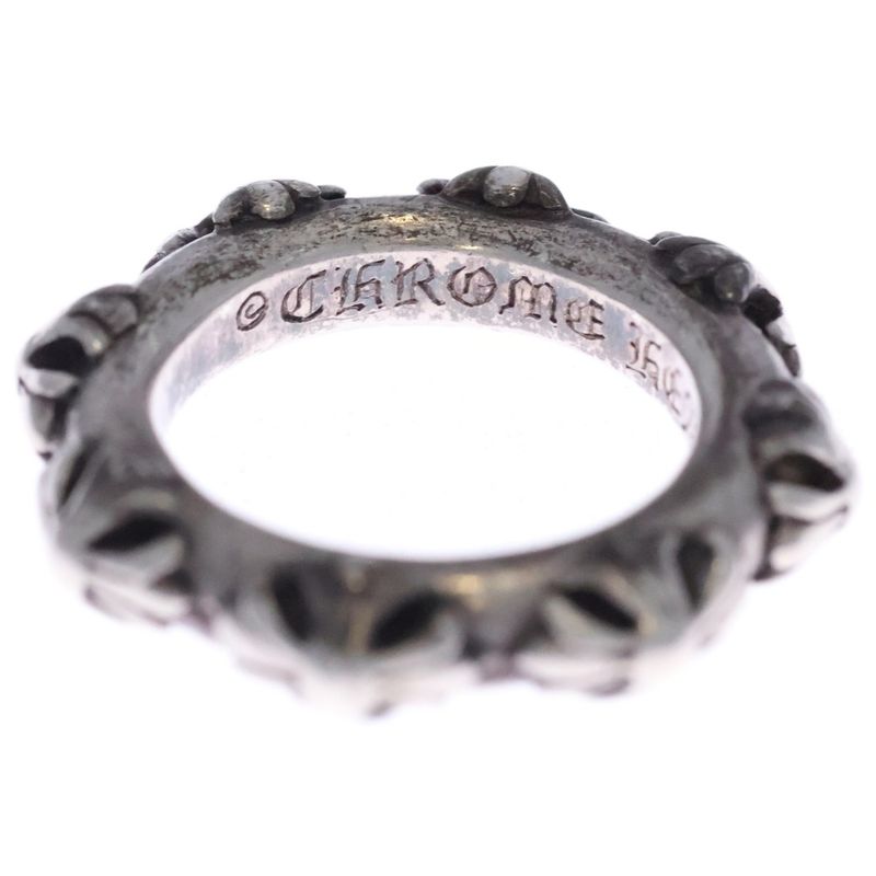 Chrome Hearts Cross Band Silver Ring