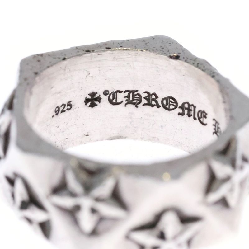 Chrome Hearts Pentagon Star Silver Ring
