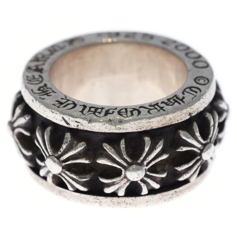 Chrome Hearts Ring Spinner CH Silver