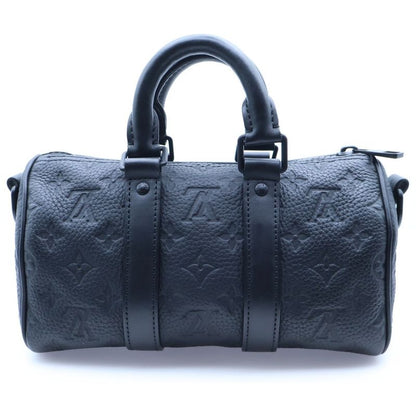 Louis Vuitton Keepall Bandouliere 25 Monogram Taurillon Noir Black Leather