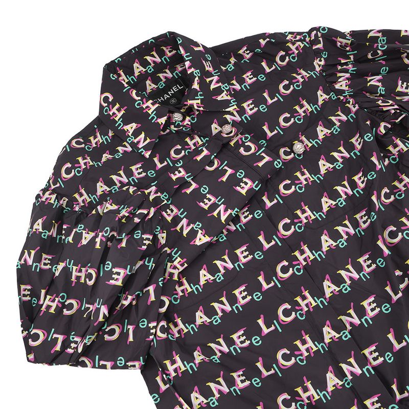 Chanel Jacket Zip Nylon 36