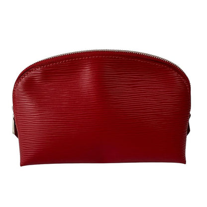 Louis Vuitton Pouch Makeup Epi Leather Pochette Cosmetic Castilian Red