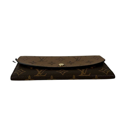 Louis Vuitton Wallet Monogram Reverse Canvas Portefeuille Emily Brown Beige