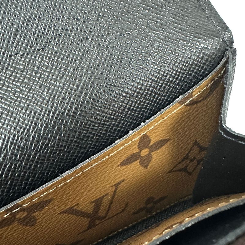 Louis Vuitton Wallet Monogram Reverse Canvas Portefeuille Emily Brown Beige