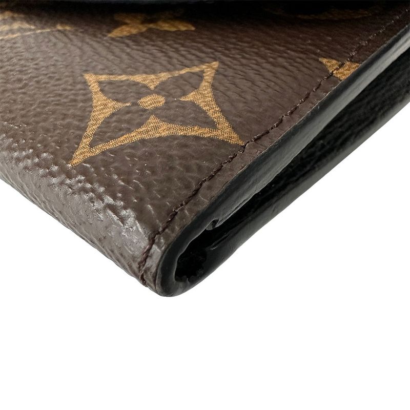 Louis Vuitton Wallet Monogram Reverse Canvas Portefeuille Emily Brown Beige