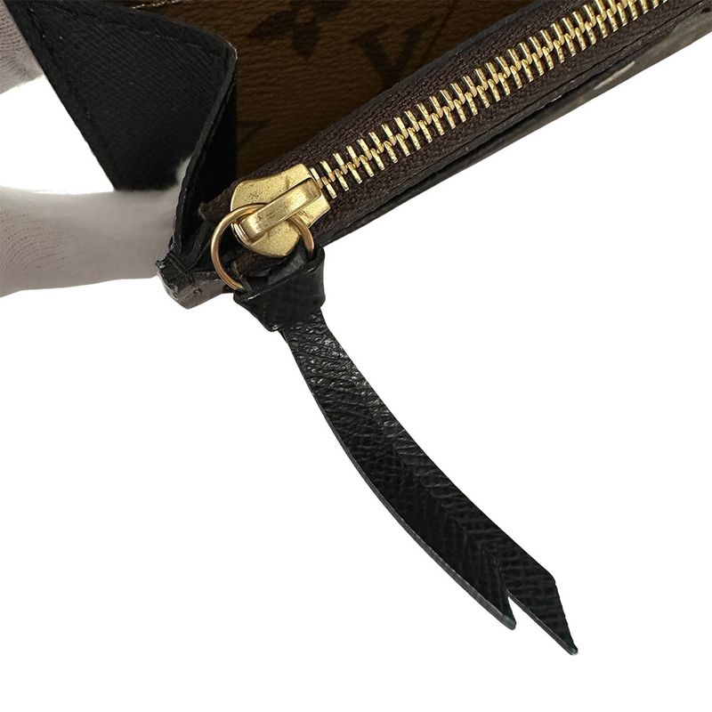 Louis Vuitton Wallet Monogram Reverse Canvas Portefeuille Emily Brown Beige