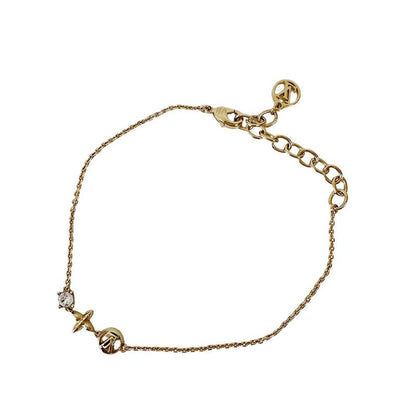 Louis Vuitton Bracelet Metal Line Stone Petit Gold