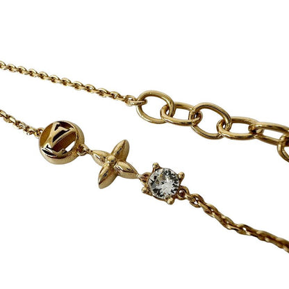 Louis Vuitton Bracelet Metal Line Stone Petit Gold