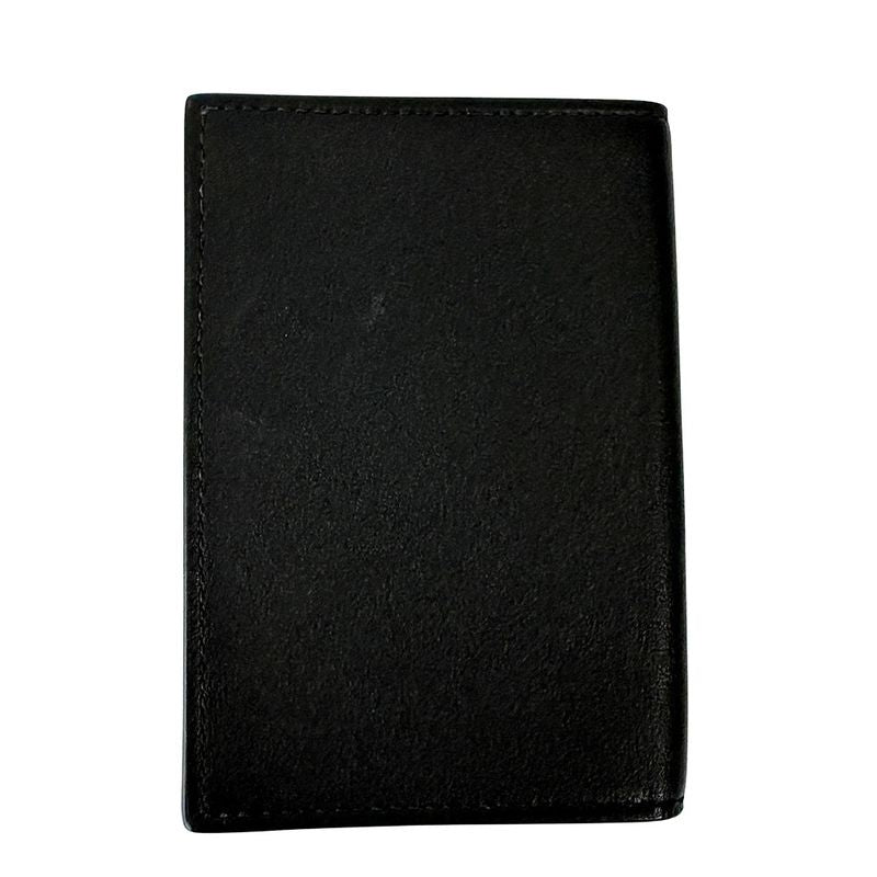Cartier Card Case Must Leather Black Compact Small Adult Simple Business