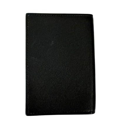 Cartier Card Case Must Leather Black Compact Small Adult Simple Business