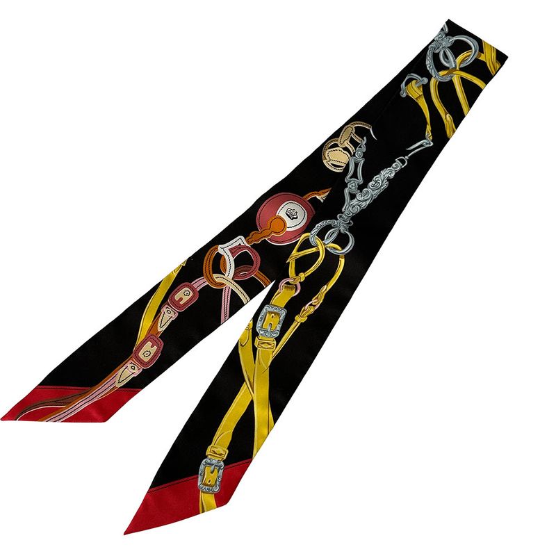 Hermes Scarf Twill Brides de Gala Silk Multicolor Pastel Color Individual Unique