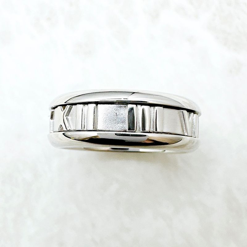 Tiffany & Co Atlas White Gold Ring