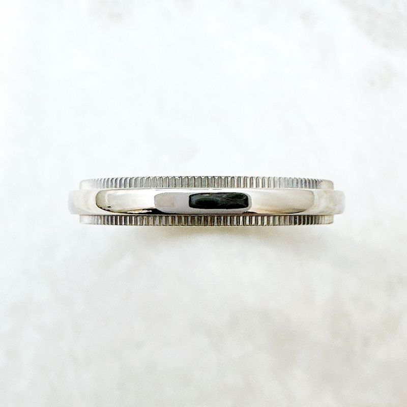 Tiffany & Co Milgrain Platinum Ring