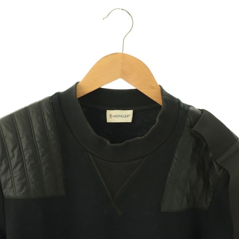 Moncler Maglia Girocollo Sweatshirt Trainer Docking S Black DF Sneaker