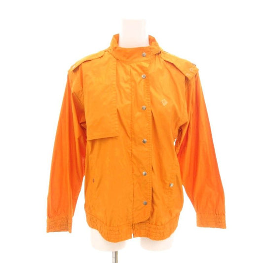 Dior Sports Vintage Mountain Hoodie Hood Fly Front S Orange SJ