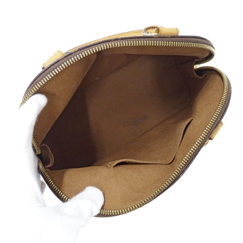 Louis Vuitton Monogram 2-Way Shoulder Bag Alma BB Brown
