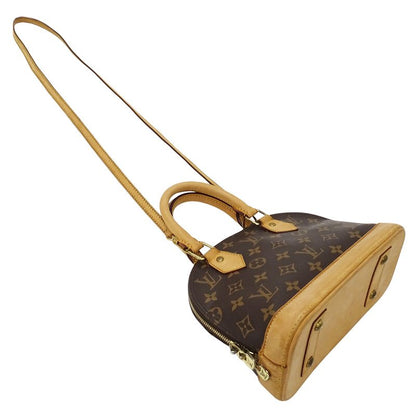 Louis Vuitton Monogram 2-Way Shoulder Bag Alma BB Brown