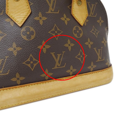 Louis Vuitton Monogram 2-Way Shoulder Bag Alma BB Brown