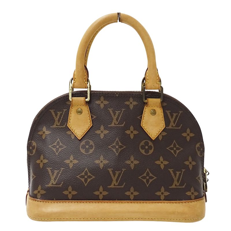Louis Vuitton Monogram 2-Way Shoulder Bag Alma BB Brown