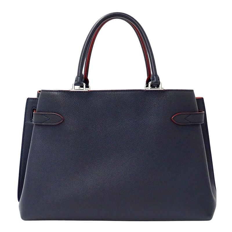 Louis Vuitton 2-Way Shoulder Bag Lockme de Leather Marine Navy Fashionable