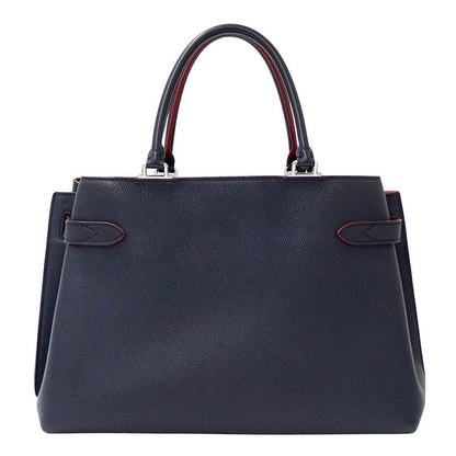 Louis Vuitton 2-Way Shoulder Bag Lockme de Leather Marine Navy Fashionable