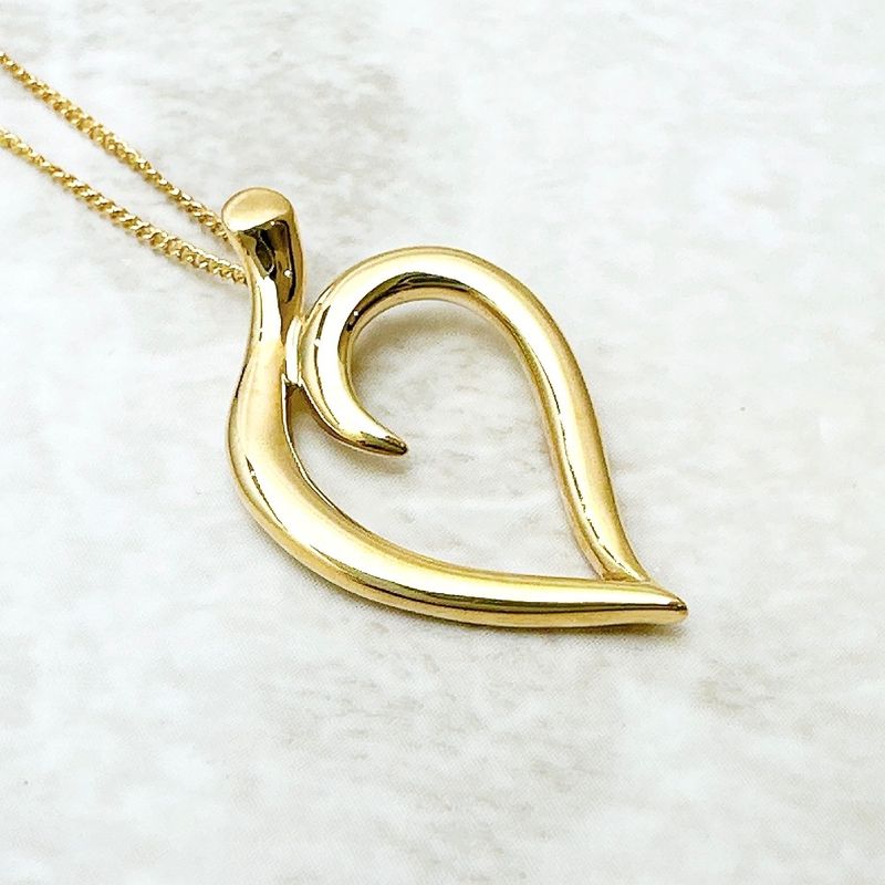 Tiffany & Co Leaf Yellow Gold Necklace 46 cm