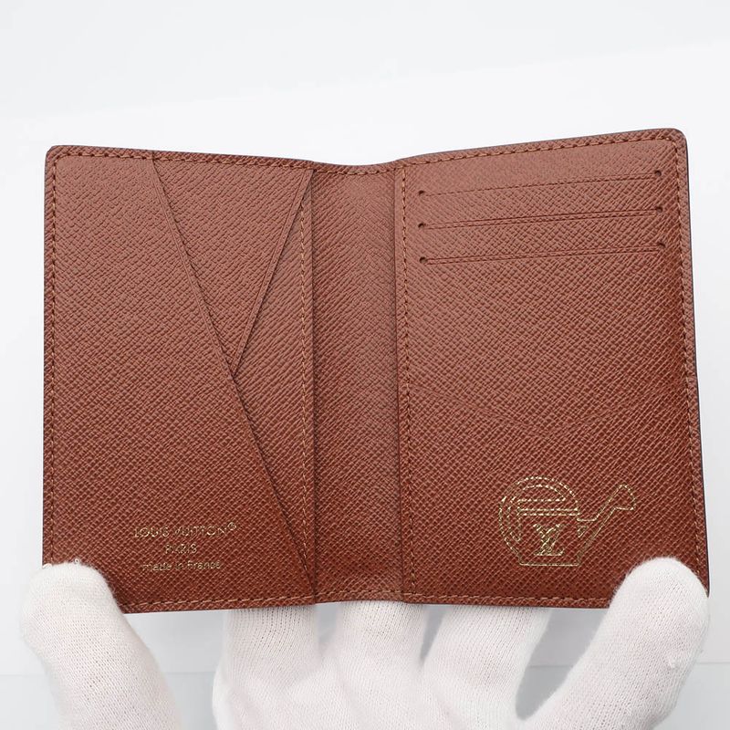 Louis Vuitton Card Case Organizer de Poche Monogram Flower