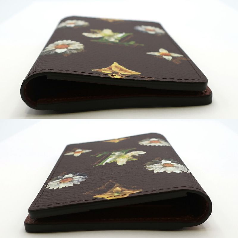 Louis Vuitton Card Case Organizer de Poche Monogram Flower