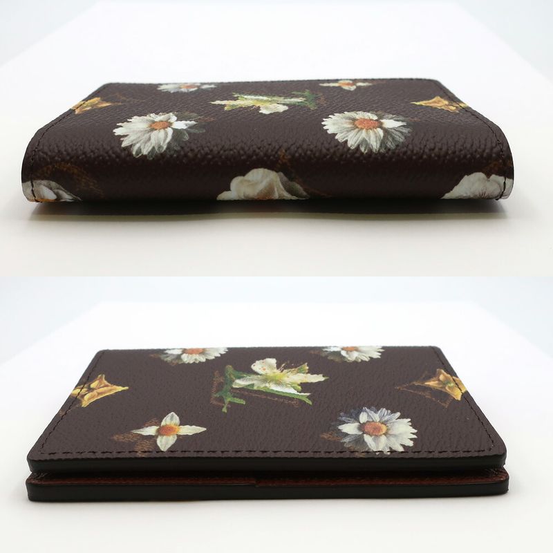 Louis Vuitton Card Case Organizer de Poche Monogram Flower