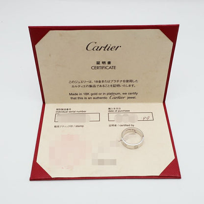 Cartier Ring Love White Gold 54