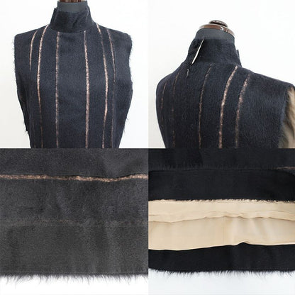 Fendi Dress Silk Black Listed 40 Sleeveless Skirt