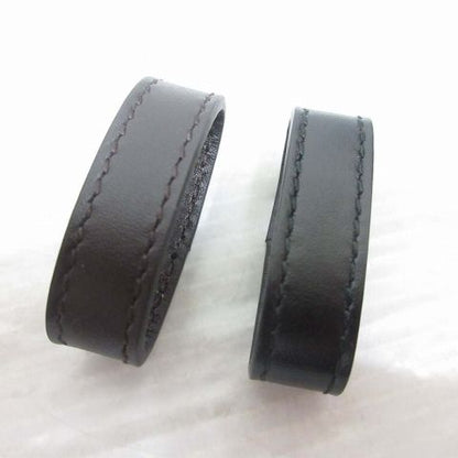 Gucci Interlocking Buckle Reversible Leather Belt Guccissima Black Brown Silver