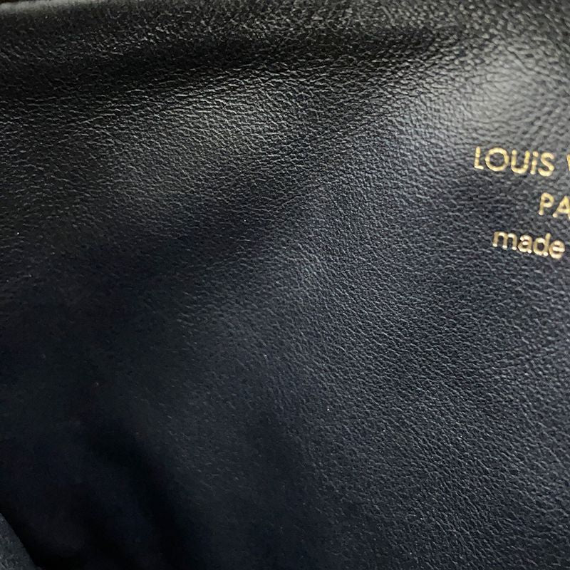 Louis Vuitton Shoulder Bag Monogram Reverse Lambskin Pochette Black