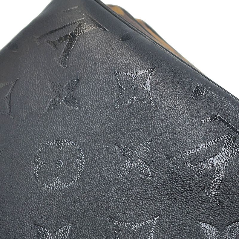Louis Vuitton Shoulder Bag Monogram Reverse Lambskin Pochette Black