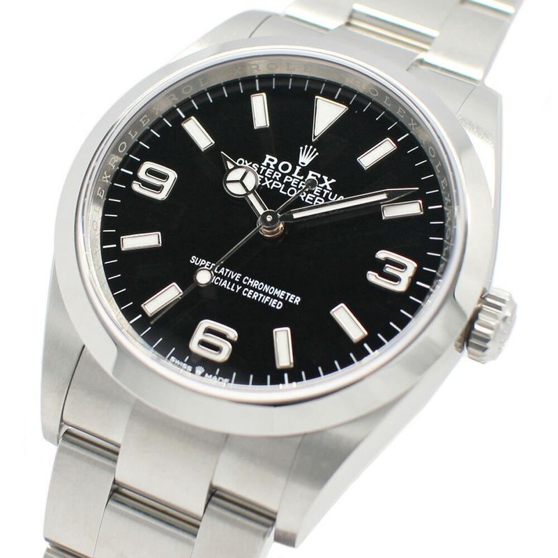 Rolex Explorer-i Random Black SS Automatic Winding