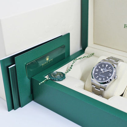 Rolex Explorer-i Random Black SS Automatic Winding