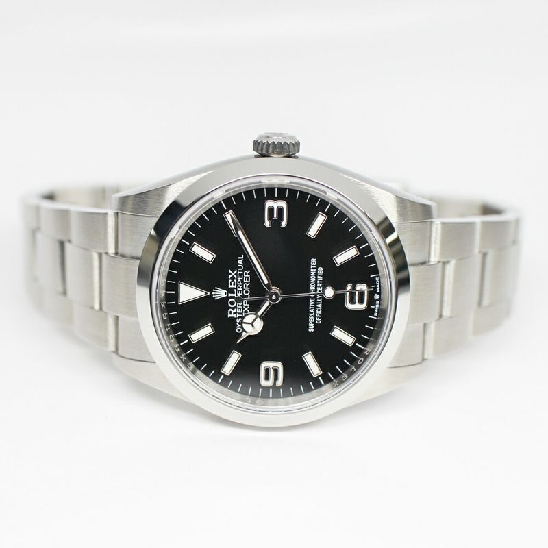 Rolex Explorer-i Random Black SS Automatic Winding