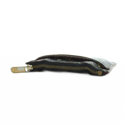 Louis Vuitton Monogram Multicolor Pochette Cles Case Pouch Logo Black