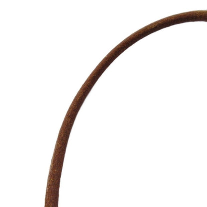 Hermes Jumbo Choker Brown Silver Color KH Bracelet