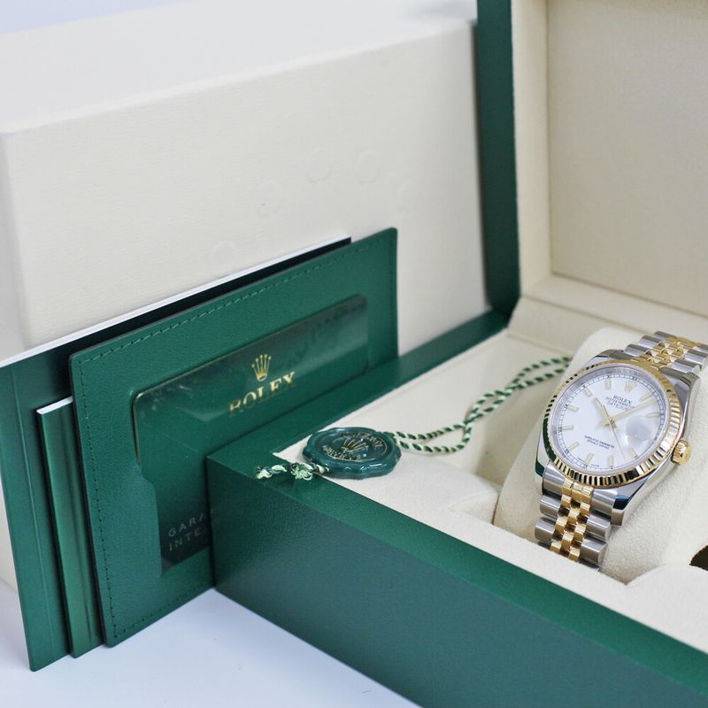 Rolex Datejust 36 Random White SS YG Automatic Winding