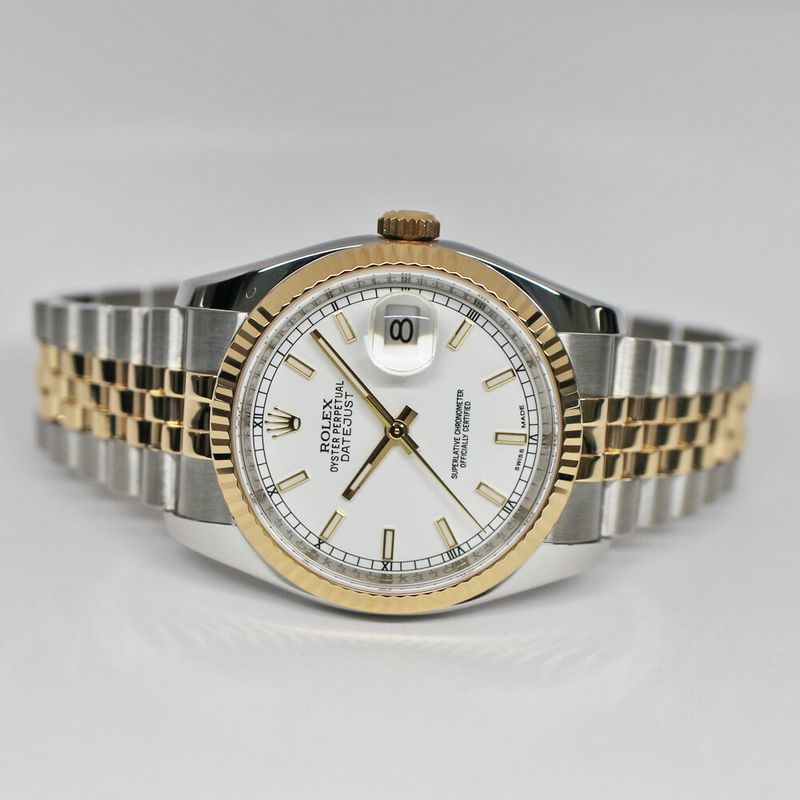 Rolex Datejust 36 Random White SS YG Automatic Winding
