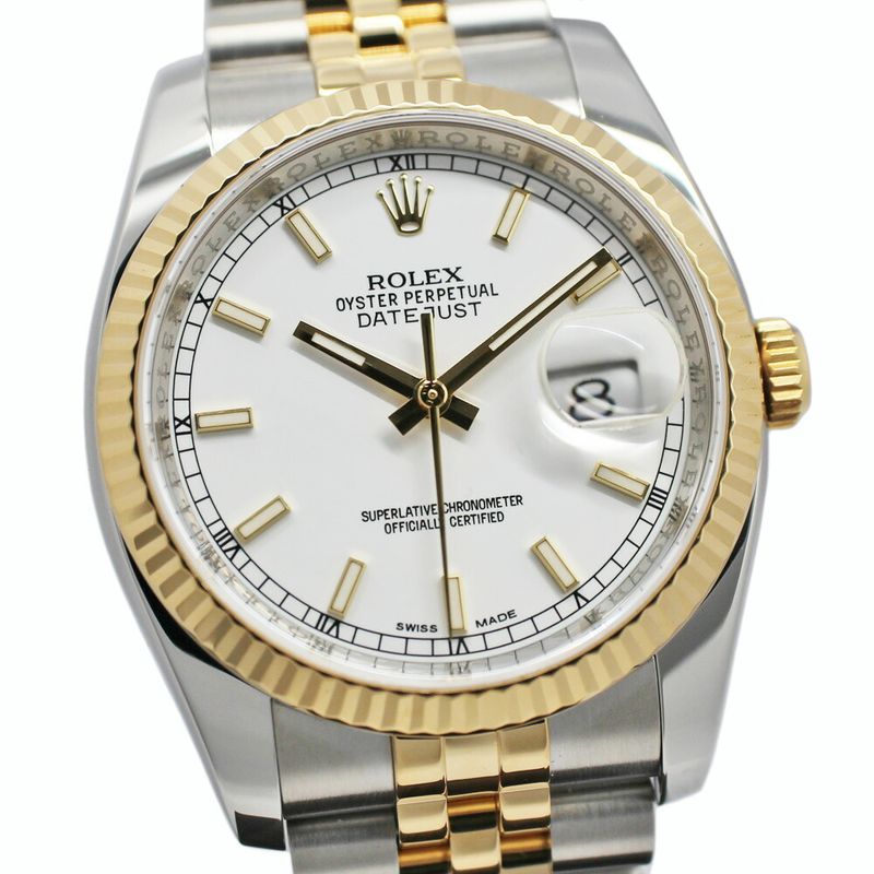 Rolex Datejust 36 Random White SS YG Automatic Winding