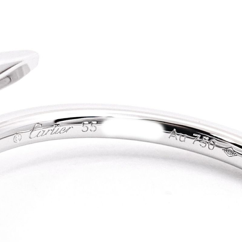 Cartier 18k White Gold Juste Un Clou Ring SM Bullion