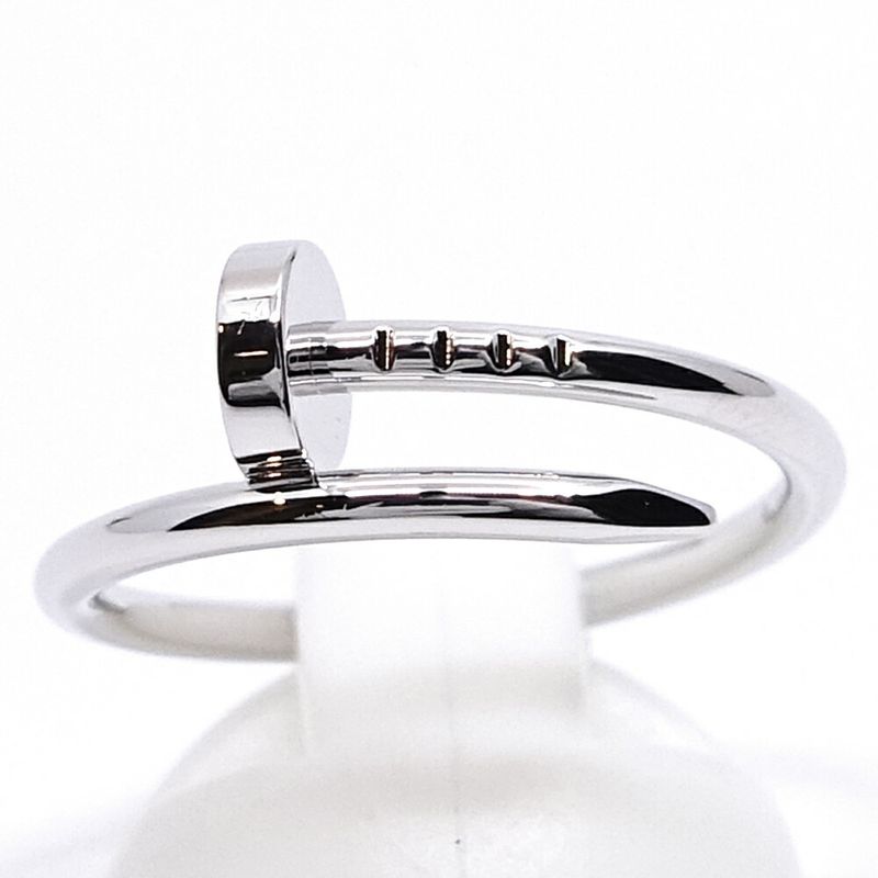Cartier 18k White Gold Juste Un Clou Ring SM Bullion