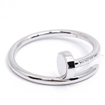 Cartier 18k White Gold Juste Un Clou Ring SM Bullion