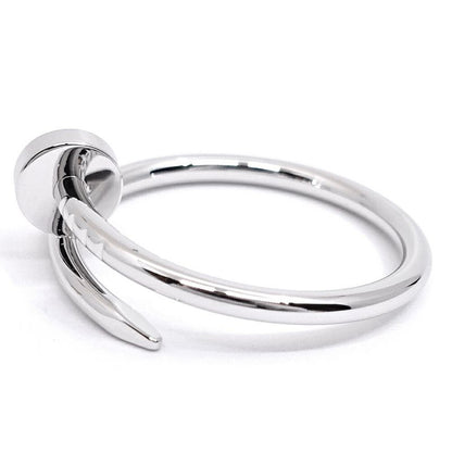Cartier 18k White Gold Juste Un Clou Ring SM Bullion