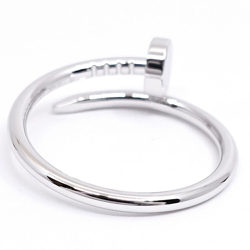 Cartier 18k White Gold Juste Un Clou Ring SM Bullion