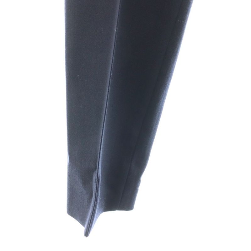 Hermes Wool Pleated Tapered Pants 34 Navy ES